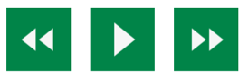 Screenreader tool screengrab: depicts 3 green buttons with rewind, play and forward icons