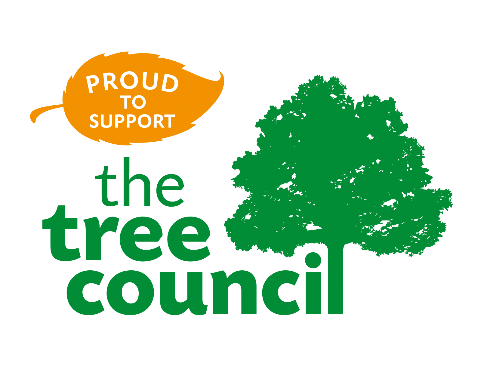 Proud To Support The Tree Council Logo